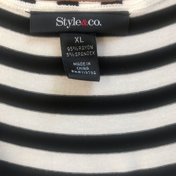 Style & Company Striped Maxi Sundress - Picture 3 of 6